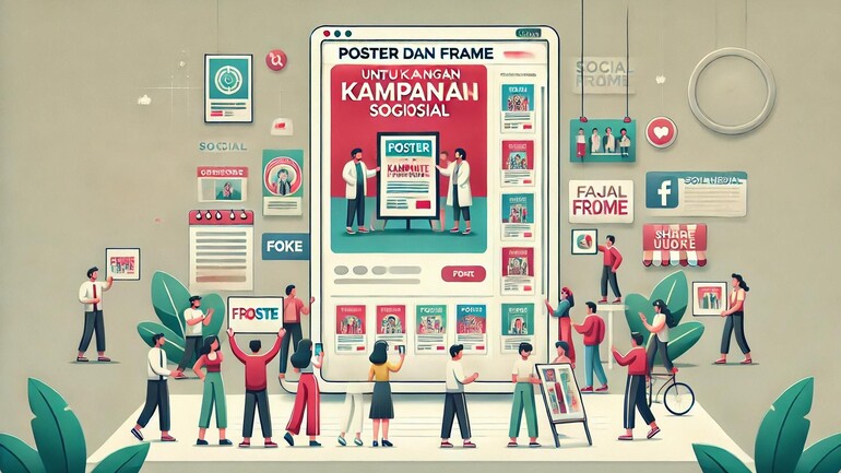 Buat Kampanye Sosial Lebih Berkesan dengan Poster dan Frame dari Rajaframe.com
